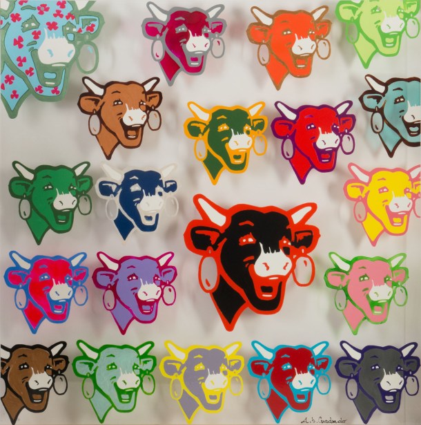 21 cuadrado PLEXI VACHE QUI RIT FLOWERS-Modifier